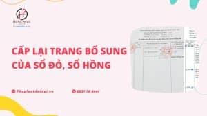 Cấp Lại Trang Bổ Sung Của Sổ đỏ, Sổ Hồng