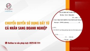 Chuyển quyền sử dụng đất từ cá nhân sang doanh nghiệp