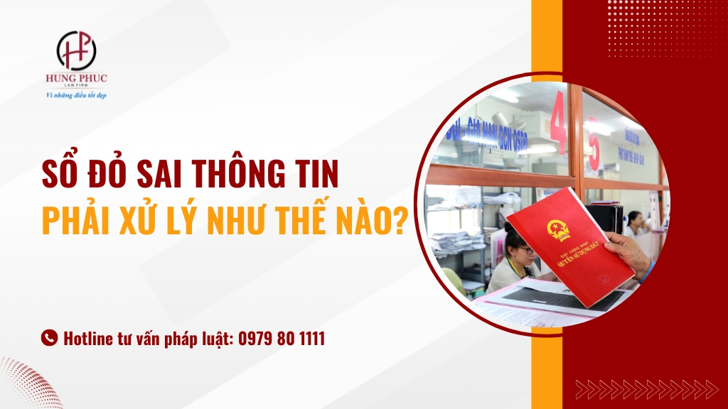 Sổ đỏ sai thông tin phải xử lý như thế nào?