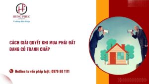 Cách giải quyết khi mua phải đất đang có tranh chấp
