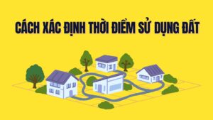 Cục Quản Lý đất đai Hướng Dẫn Xác định Thời điểm Sử Dụng đất